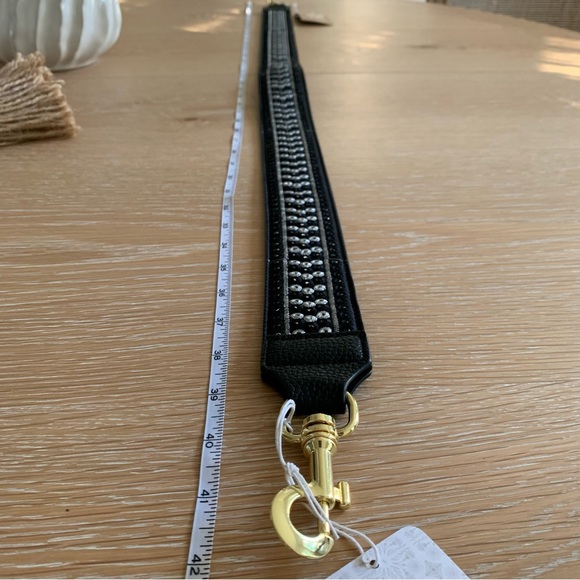 NWT Free People Wonderland Printed Bag Strap • Midnight • Black •Reversible - Picture 9 of 12